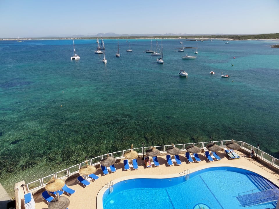 Blick vom Hotel in Richtung Es Trenc Universal Hotel Marques