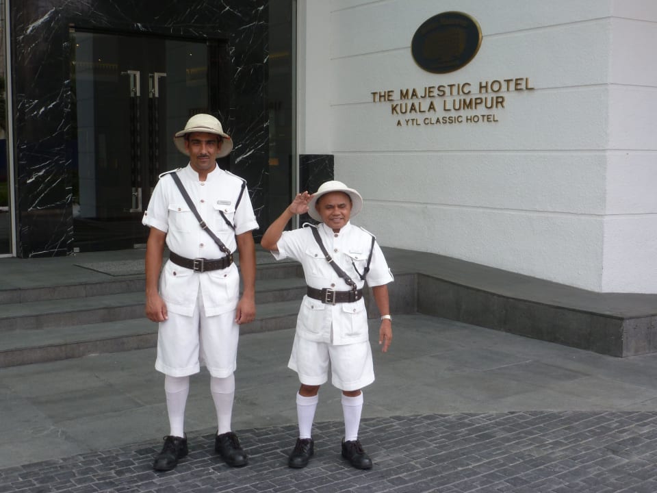 Zünftiger Empfang Hotel The Majestic