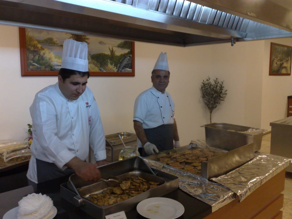 Küchenchef verantwortlich für die sehr giute Essen Hotel Grand Efe