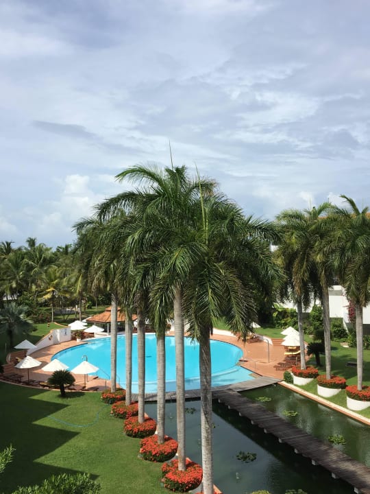 Aussicht vom Balkon Hotel Lanka Princess Ayurveda