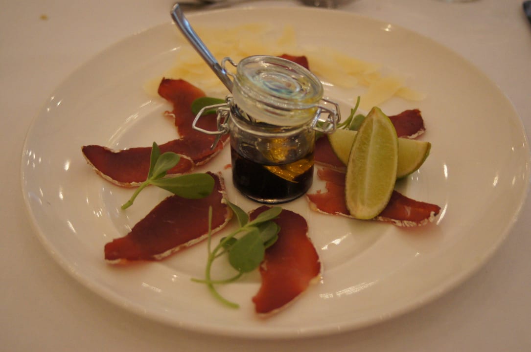 Vorspeise Kreidespitz mit Portulak AEDENLIFE Hotel & Resort Rügen