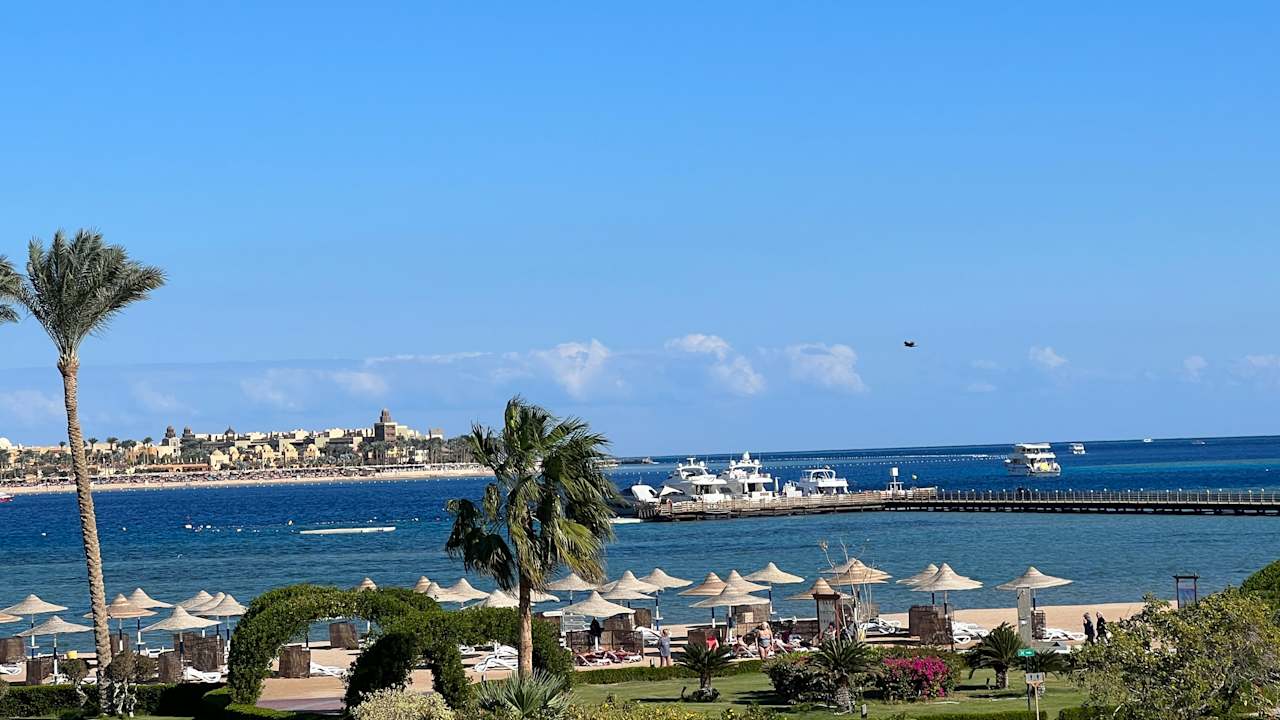 Ausblick Cleopatra Luxury Resort Makadi Bay