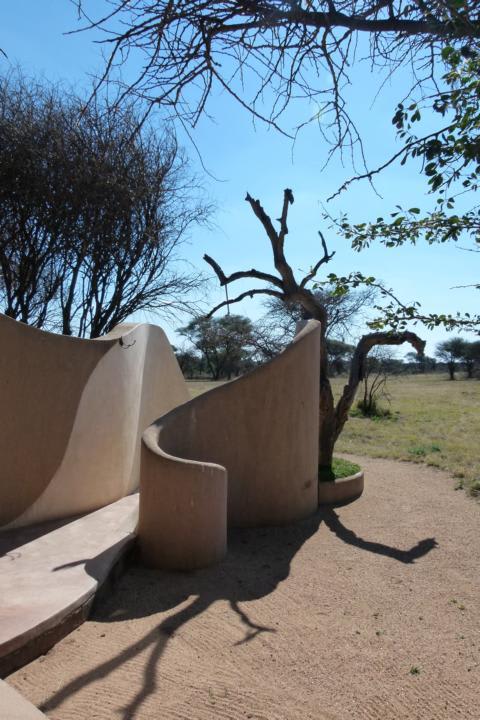 Außendusche Hotel Okonjima The Villa