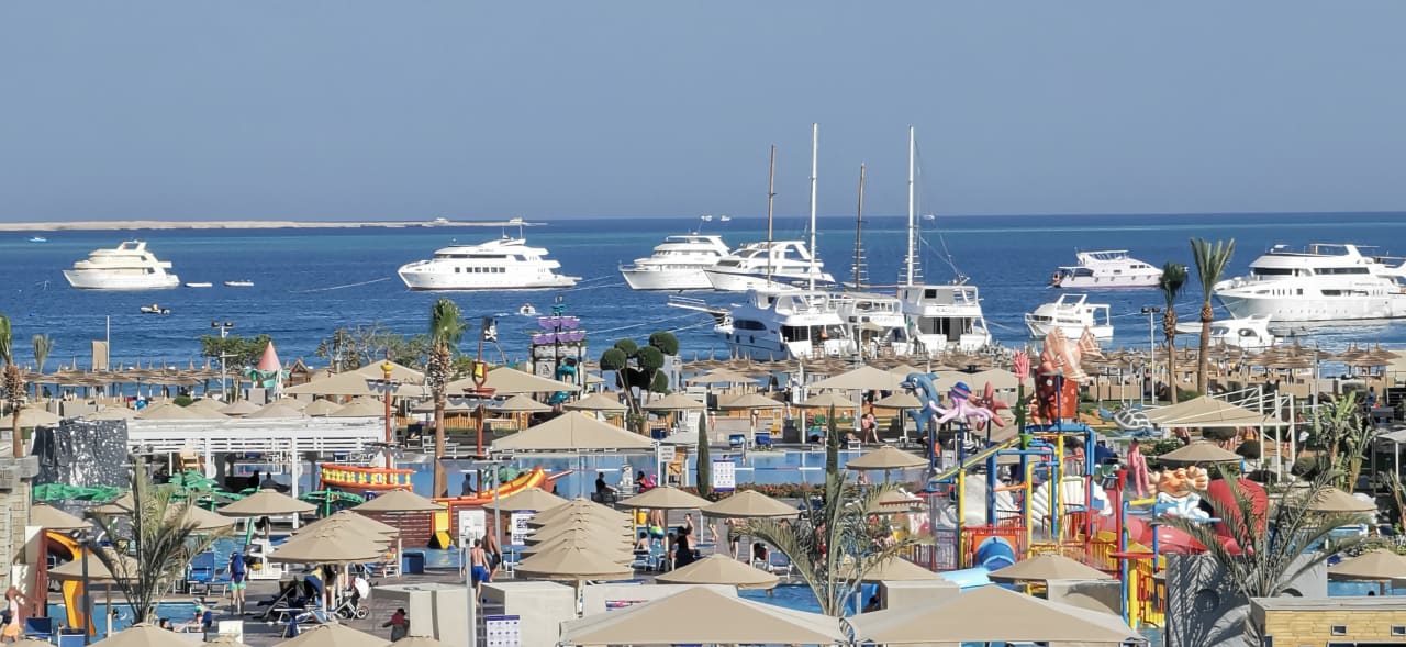 Ausblick Pickalbatros White Beach Resort - Hurghada