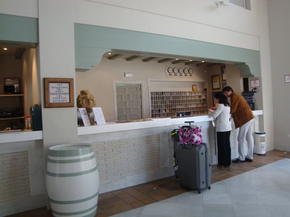 Rezeption Hotel Playa de la Luz