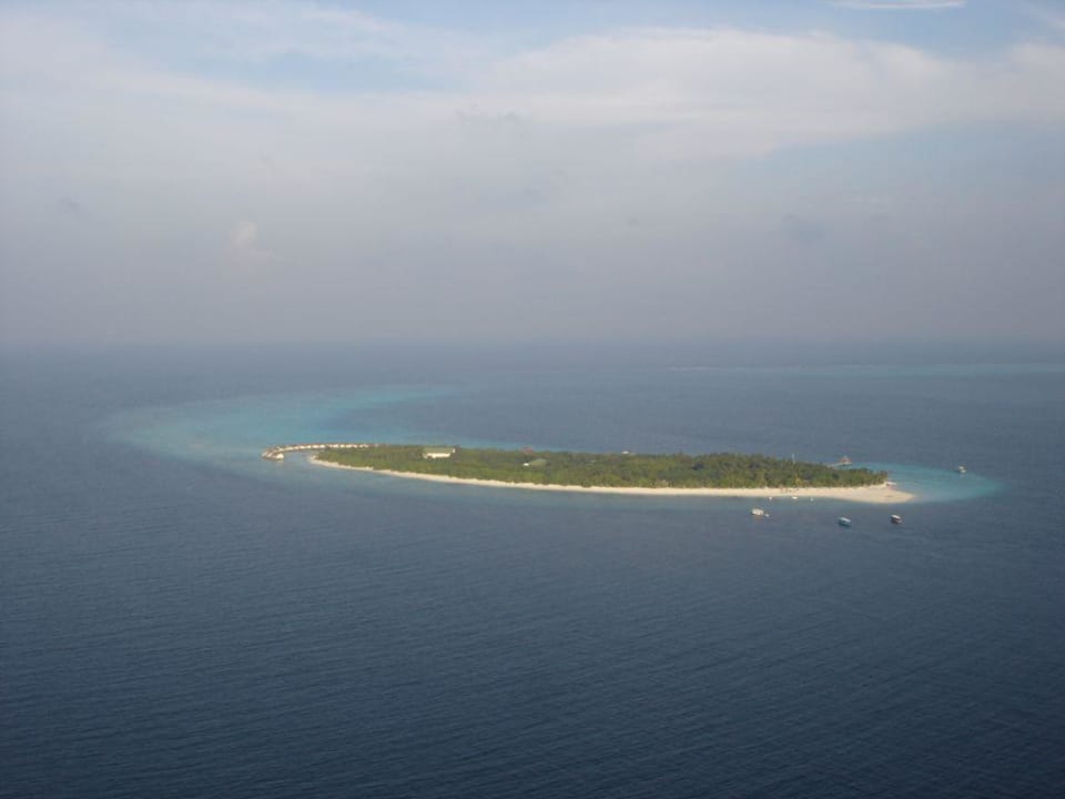 Anflug auf die Insel NH Collection Maldives Reethi Resort