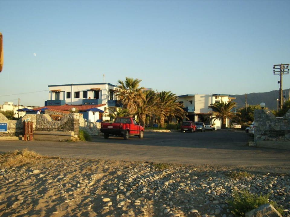 Mari Beach Zufahrt Casa Di Notos Beach Hotel