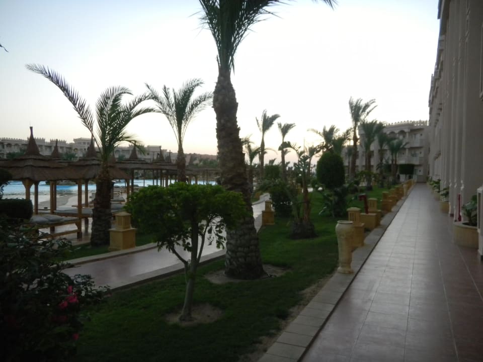Blick Richtung Meer/ Strand Pickalbatros Palace Resort