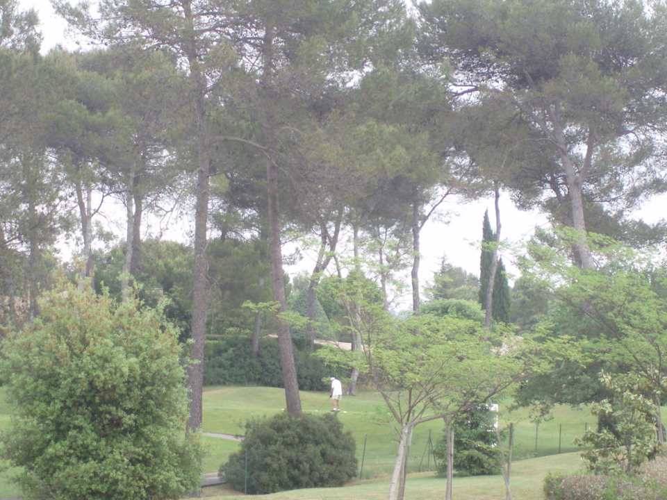 Ausblick auf den Golfplatz Hotel Domaine de l' Albatros