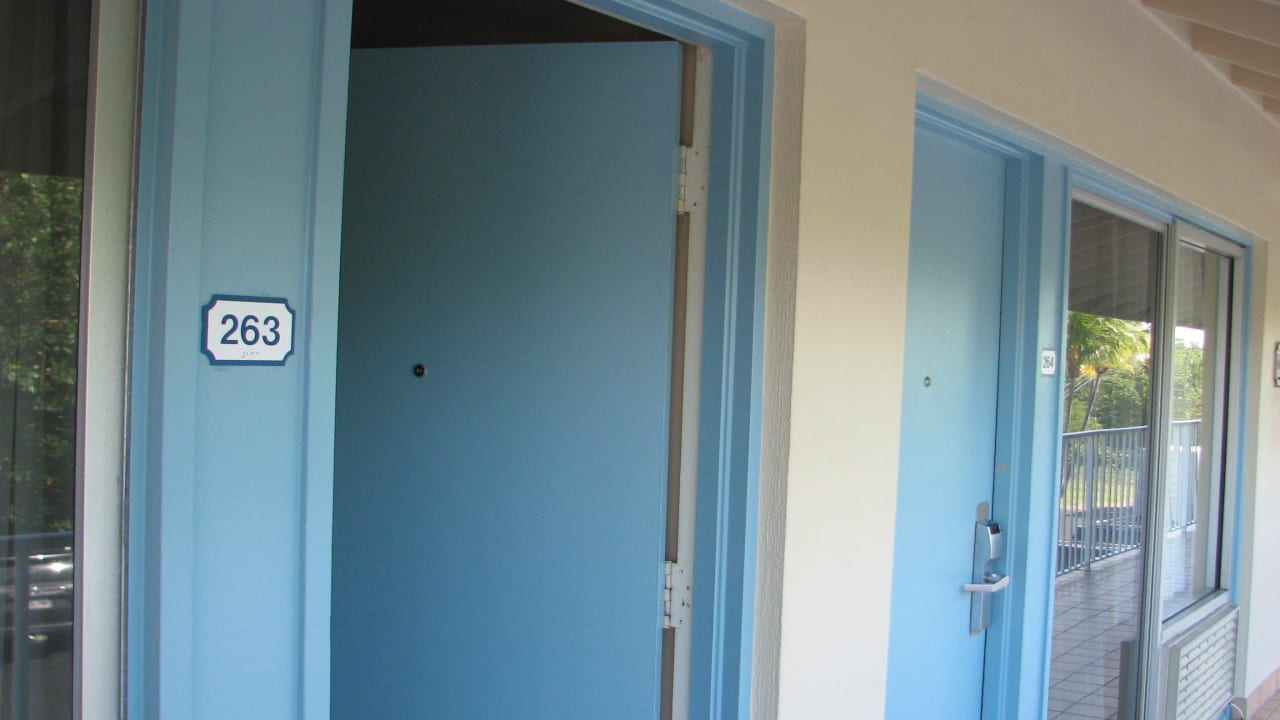 Zimmereingang Hampton Inn Key West