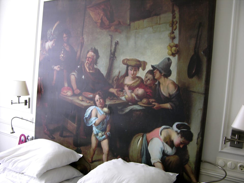 Doppelzimmer mir Wandbild Mercure Hotel Amsterdam Centre Canal District