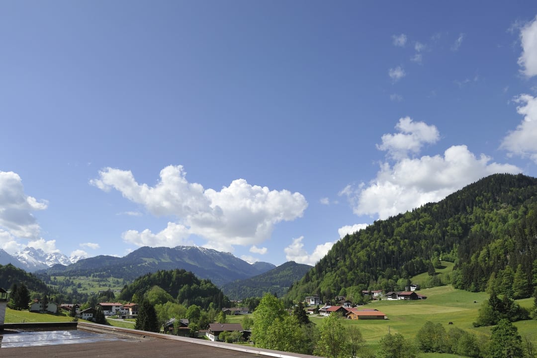 Ausblick Ferienwohnung Gschwenderhaus