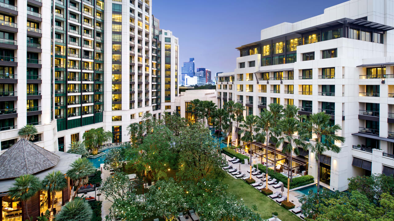 Ausblick Siam Kempinski Hotel Bangkok