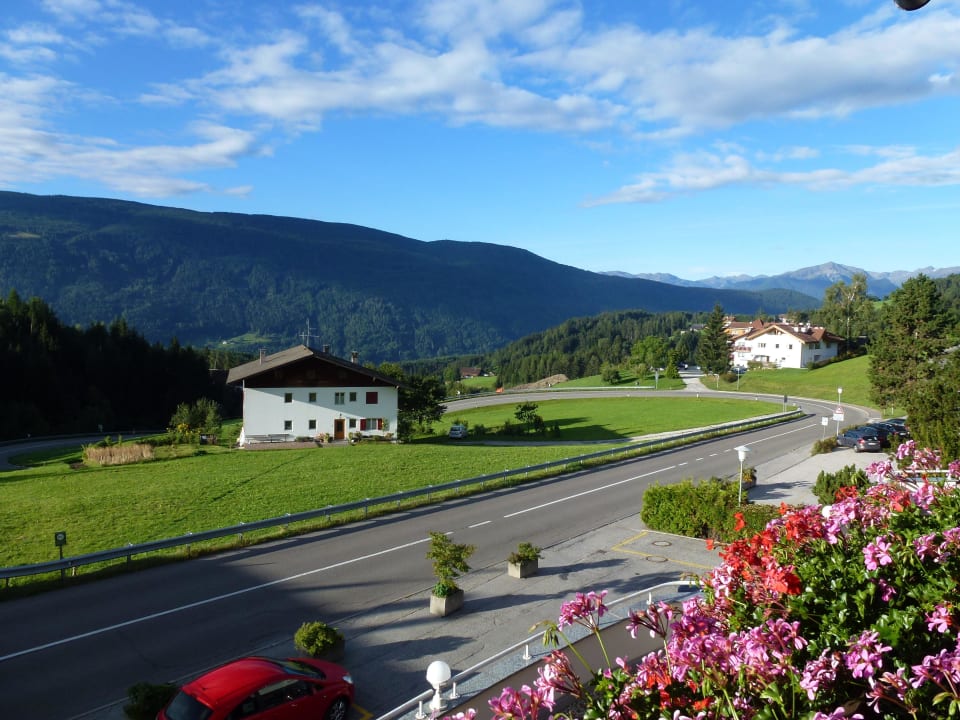 Ausblick vom "eigenen" Balkon Hotel Terentnerhof