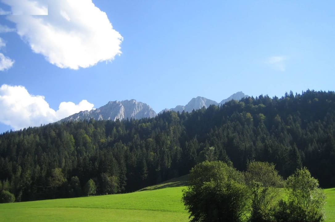 Ausblick vom Appartementhaus Richtung Süden Appartementhaus Fischbacher - Bauernhof Grosswolfing