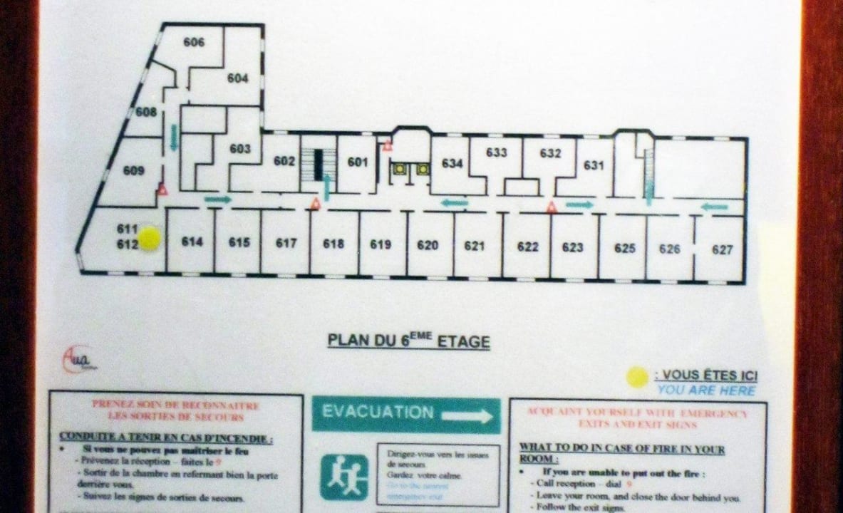 6th floor Hôtel Aston La Scala