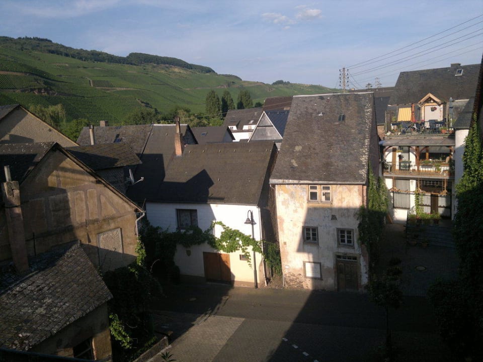 Blick aus dem Fenster Ferienhaus Schwaab-Scherr