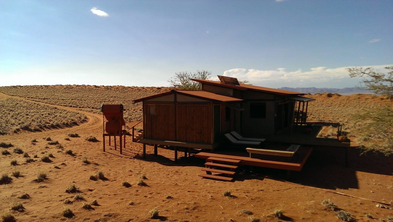 Ausblick auf Nachbarzimmer/-Zelt Wolwedans Dunes Lodge