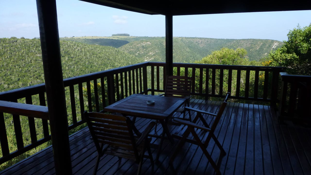 Terrasse Chalet Kariega Game Reserve - Main Lodge