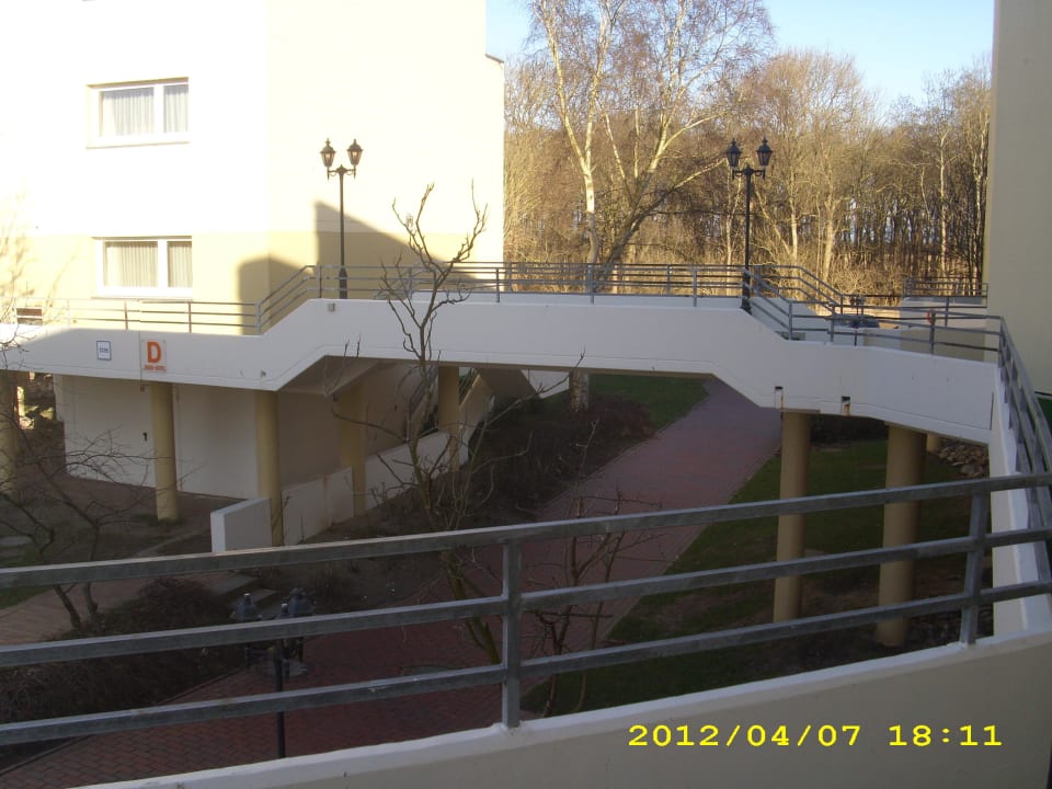 Blick in die Anlage Ferienwohnungen Ferienpark Weissenhäuser Strand
