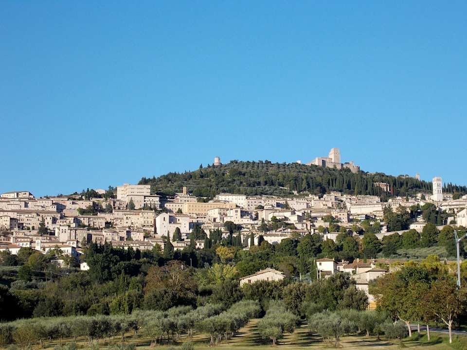 Blick auf Assisi Hotel Country House Tre Esse