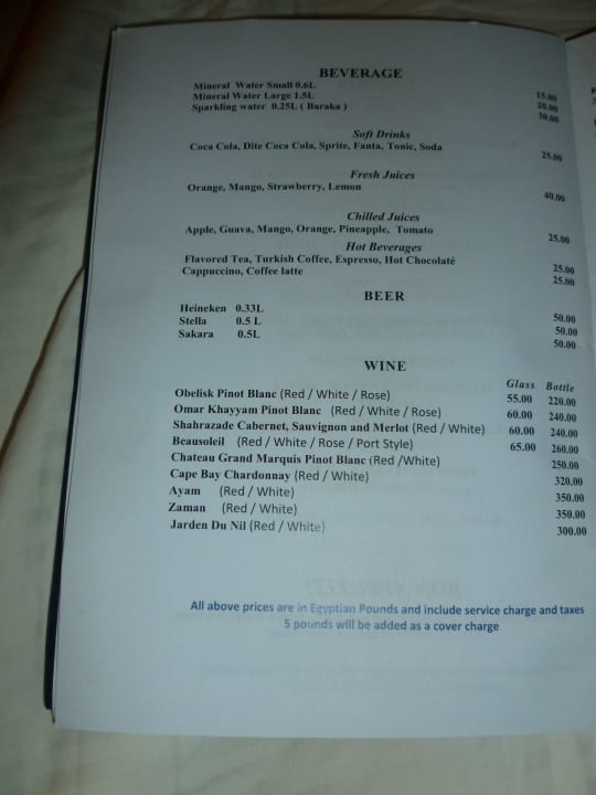 Die Preisliste Stella Di Mare Beach Hotel & Spa, Sharm El Sheikh