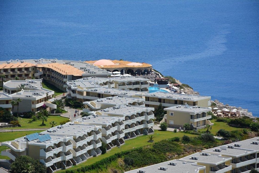 Hotel von oben... Hotel Kalithea Horizon Royal