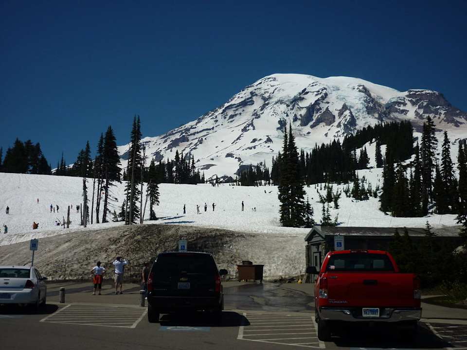 Schnee im Juli Hotel Paradise Inn