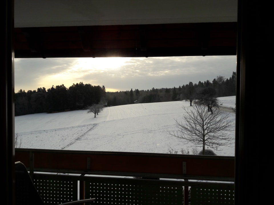 Blick vom Balkon Landhotel Talblick