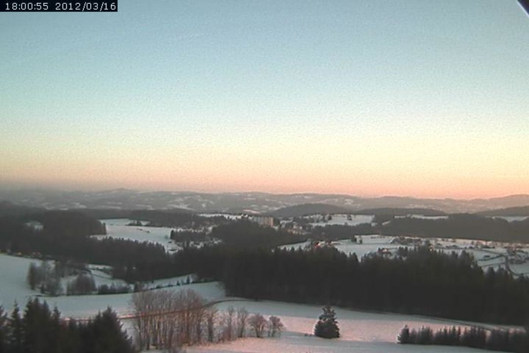 Tolle Aussicht vom Balkon Haus Bayerwald