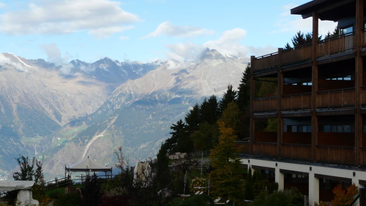 Sehr schöner Ausblick Hotel Chalet Mirabell