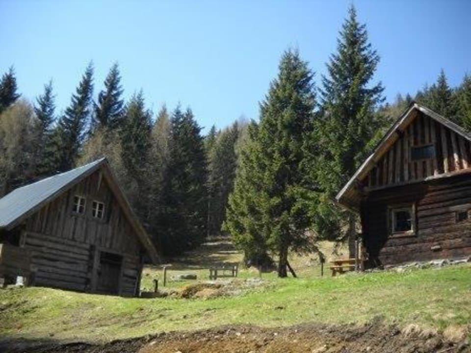 "Groaße" Moarhütte und "Kloane" Moarhütte Moar-Hütten