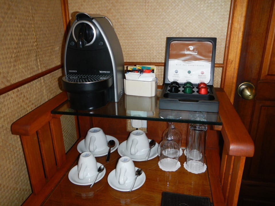 Kaffe/Tee Bereich Kuramathi Maldives