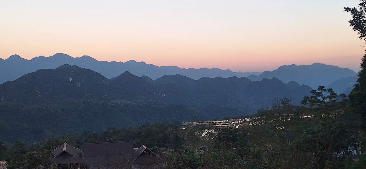 Ausblick Pu Luong Eco Garden