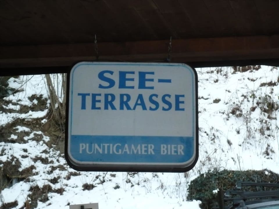 Blick über die Seeterrasse Hotel Garni Seestrand