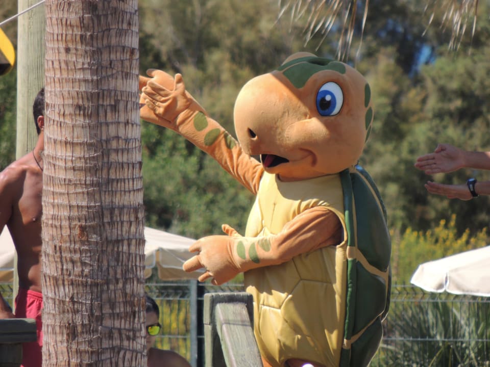 Das Hotel Maskottchen der Liebling der Kinder CALU Hotel Riu Chiclana