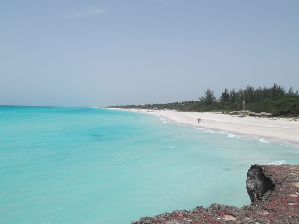 Fotografiert vom Felsen links vom Hotel Muthu Playa Varadero