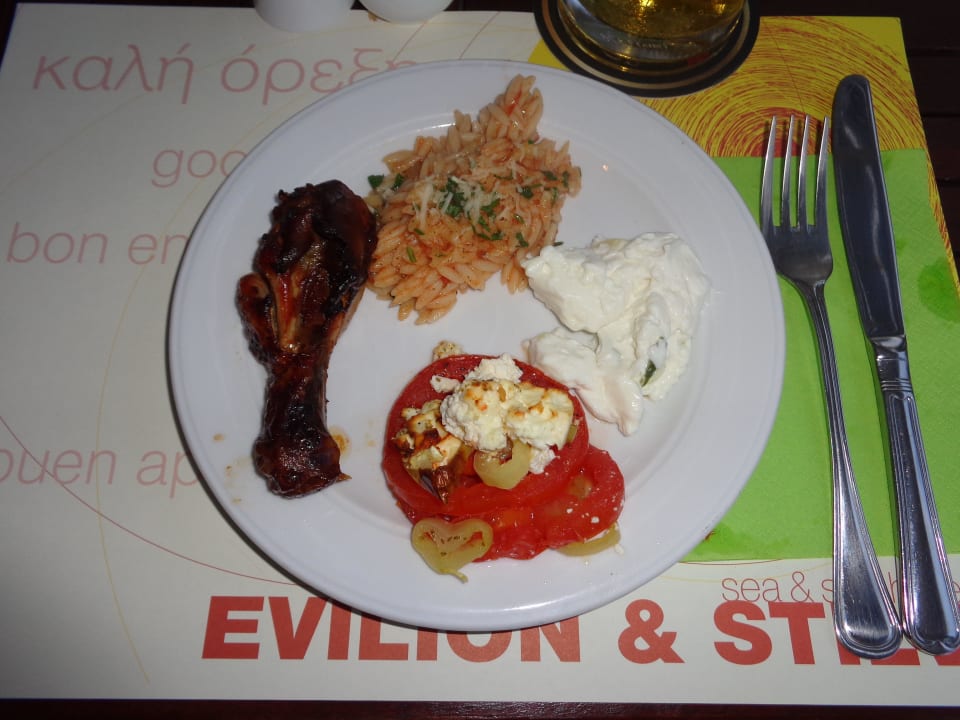 Abendessen Evilion Sea & Sun Hotel