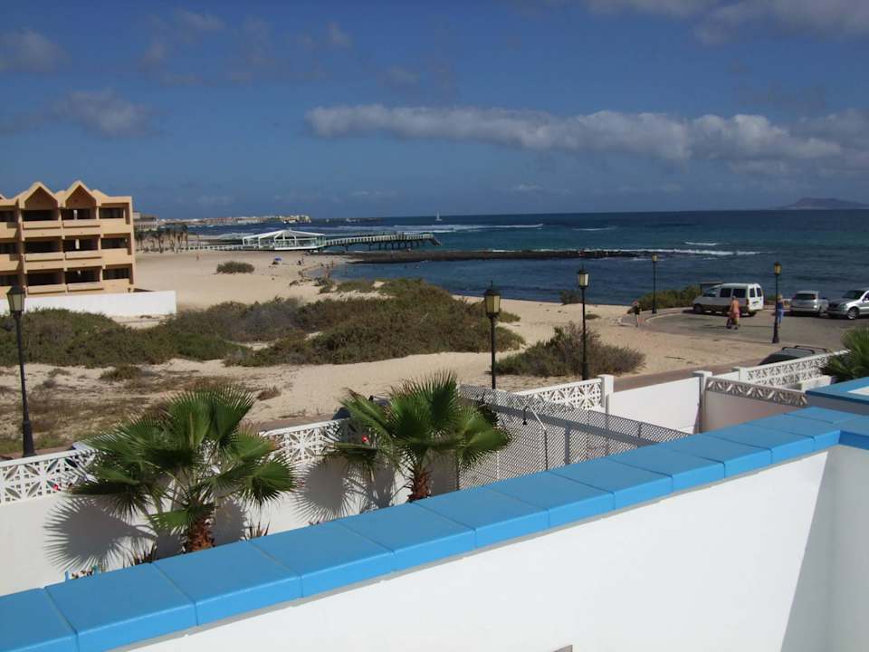 Strand vom Dach Villas Corralejo