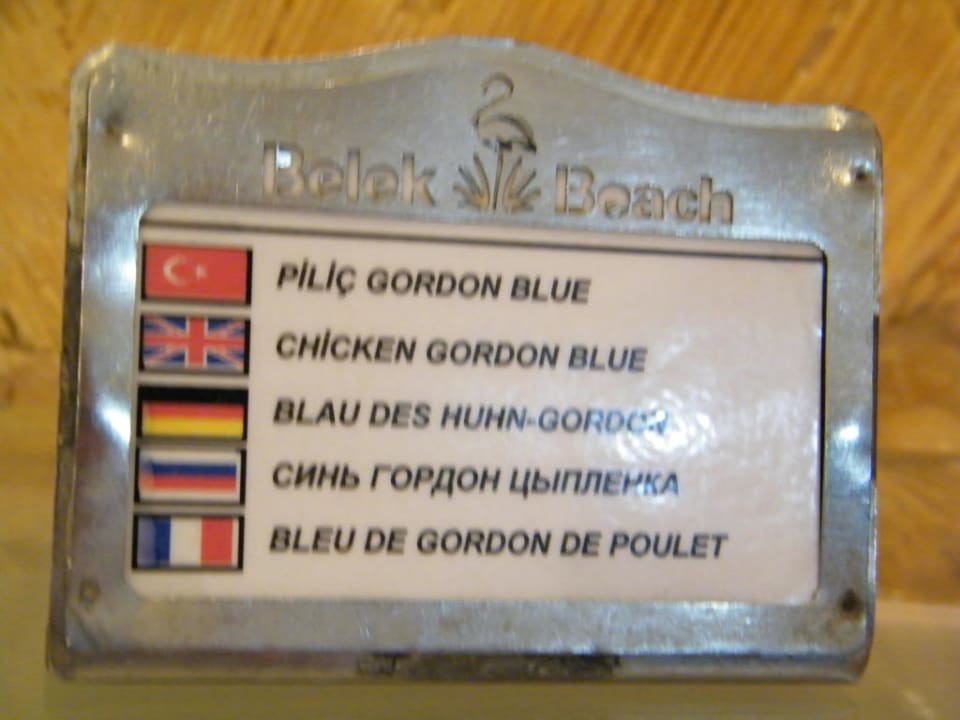 Überstzung ins Deutsche Belek Beach Resort Hotel