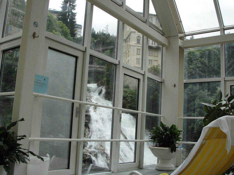 Tolle Aussicht auf den Wasserfall Sanotel Bad Gastein