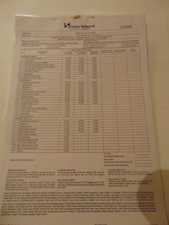 Sonstiges Swiss-Belhotel Airport Jakarta