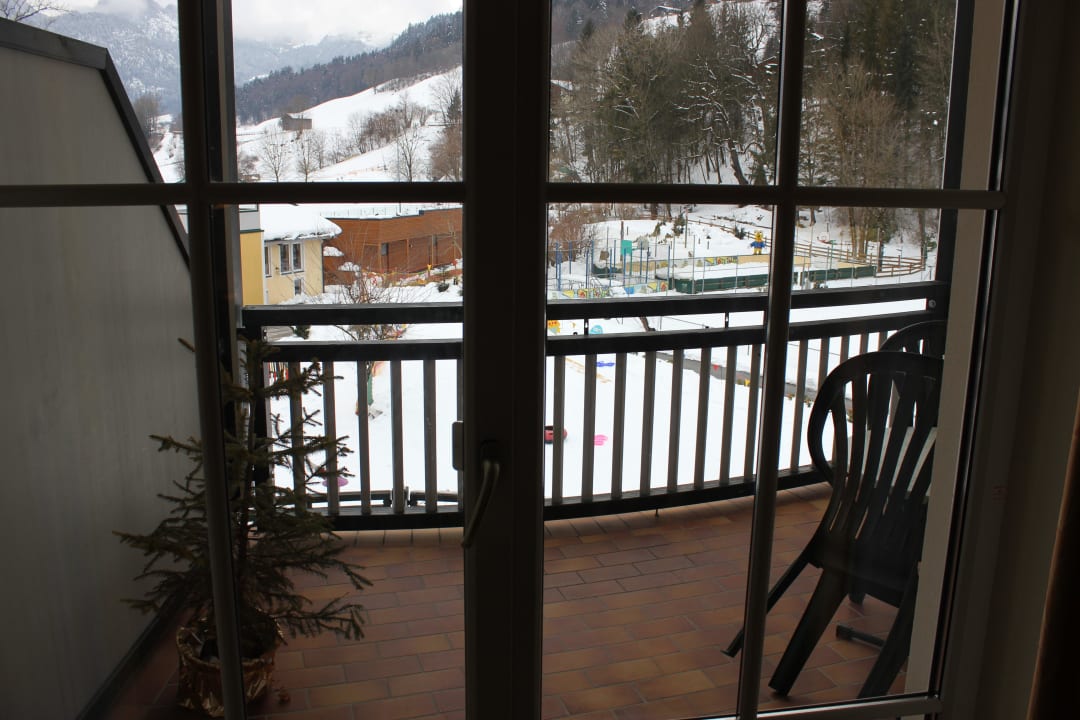 Aussicht zum Innenhof POST Family Resort