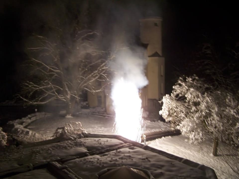 Hoteleigenes Silvesterfeuerwerk Hotel am Rosengarten
