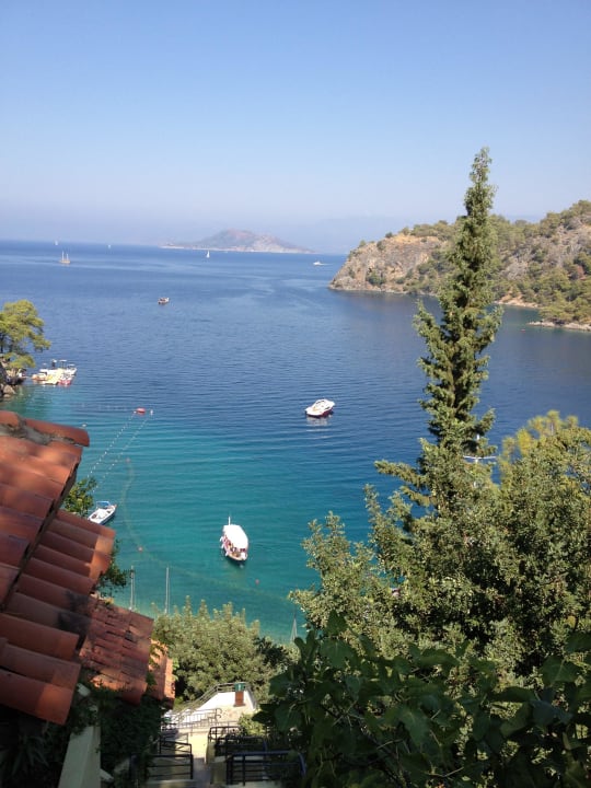 Ausblick von ganz oben Hillside Beach Club