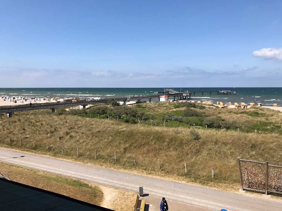 Ausblick Bretterbude Heiligenhafen