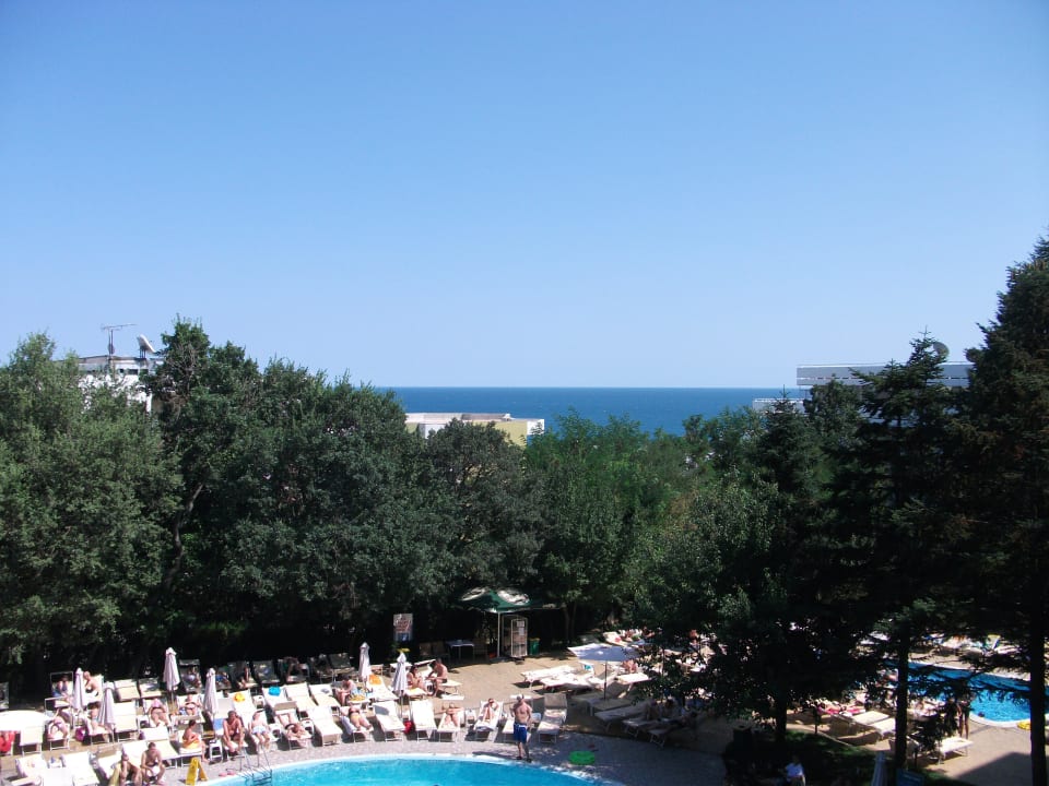 Ein kleines bisschen Meerblick sogar im 3. Stock HVD Viva Club Hotel