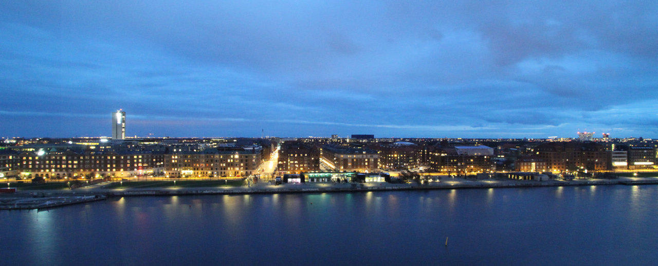From river view executive floor room Copenhagen Marriott Hotel