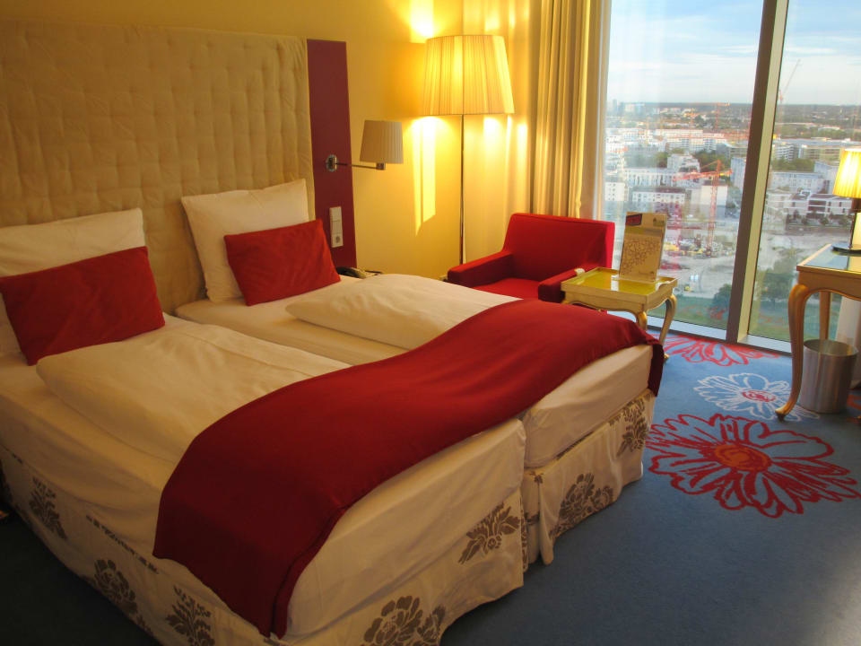 Gemütliche Betten  Radisson Blu Hotel Frankfurt