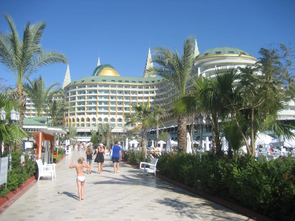 Blick vom Strand Hotel Delphin Imperial